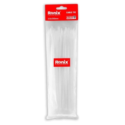 خرید بست کمربندی Ronix RH-9993 3.6*250mm بسته 100 عددی | ابزار نورمحمد