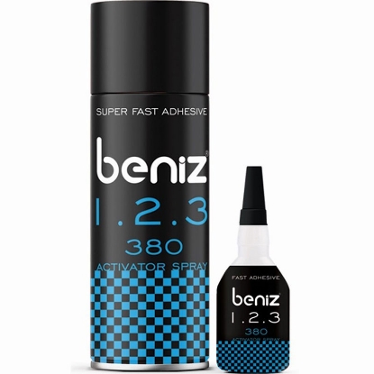 چسب 123 بنیز آبی 400 گرمی