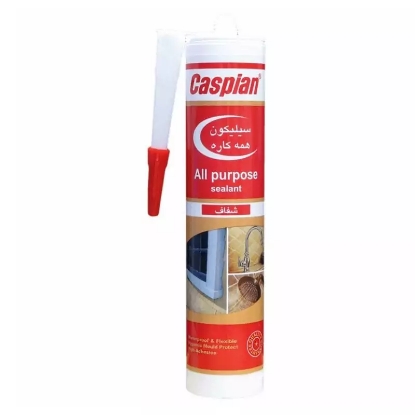 چسب آکواریوم سیلیکونی سفید درجه یک کاسپین CASPIAN